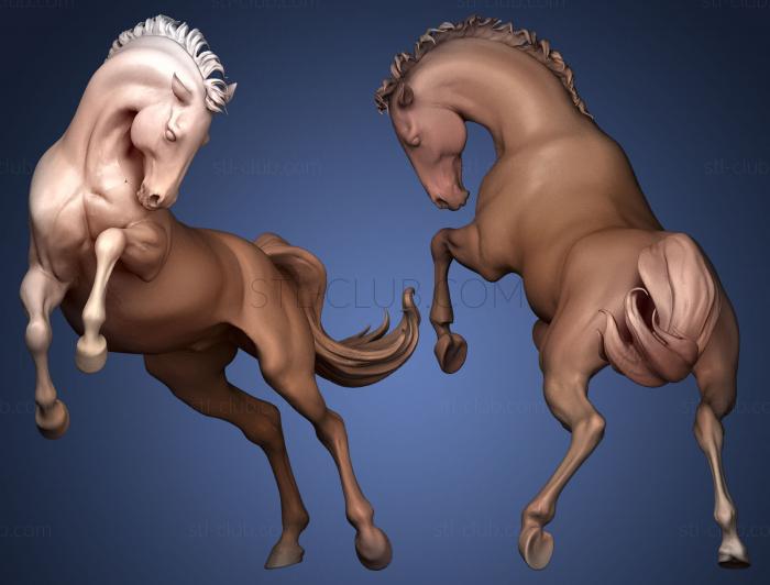 3D мадэль Лошадь Мармореал (STL)